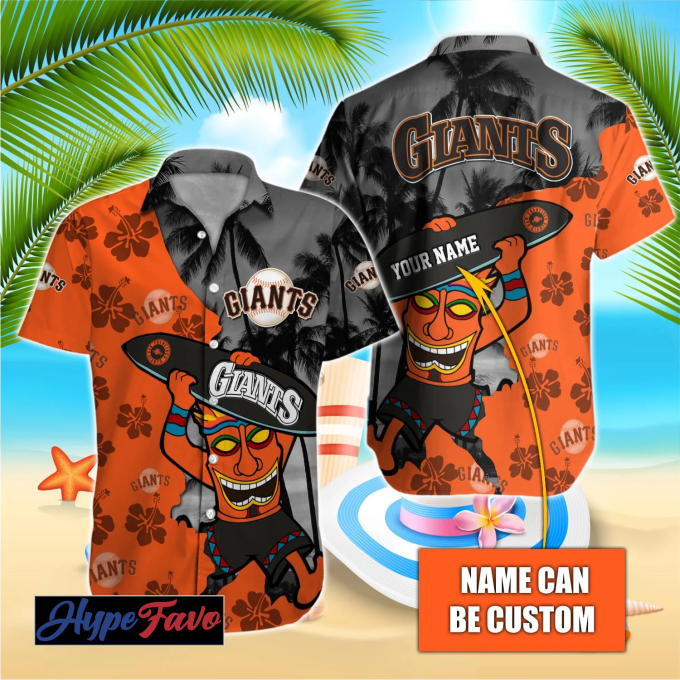 San Francisco Giants MLB Custom Hawaiian Shirt – Official Team Merchandise