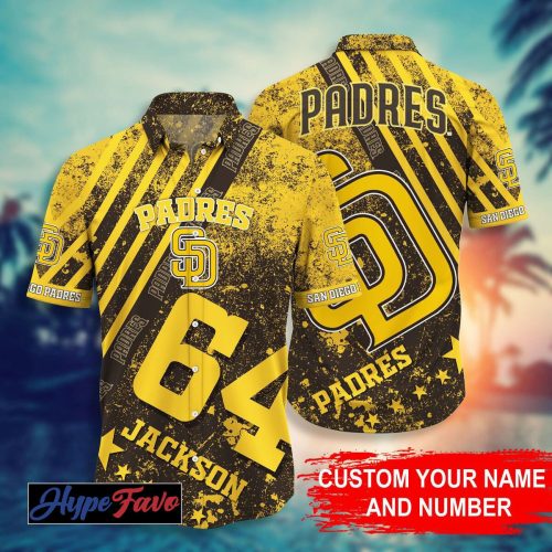 Custom San Diego Padres MLB Hawaiian Shirt – Personalized Fan Gear