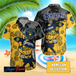 Custom Milwaukee Brewers MLB Hawaiian Shirt – Officially Licensed Gear