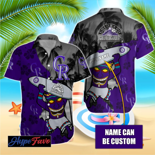 Custom Colorado Rockies MLB Hawaiian Shirt – Official Team Merchandise