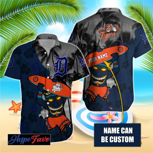 Custom Detroit Tigers MLB Hawaiian Shirt – Officially Licensed Team Merchandise