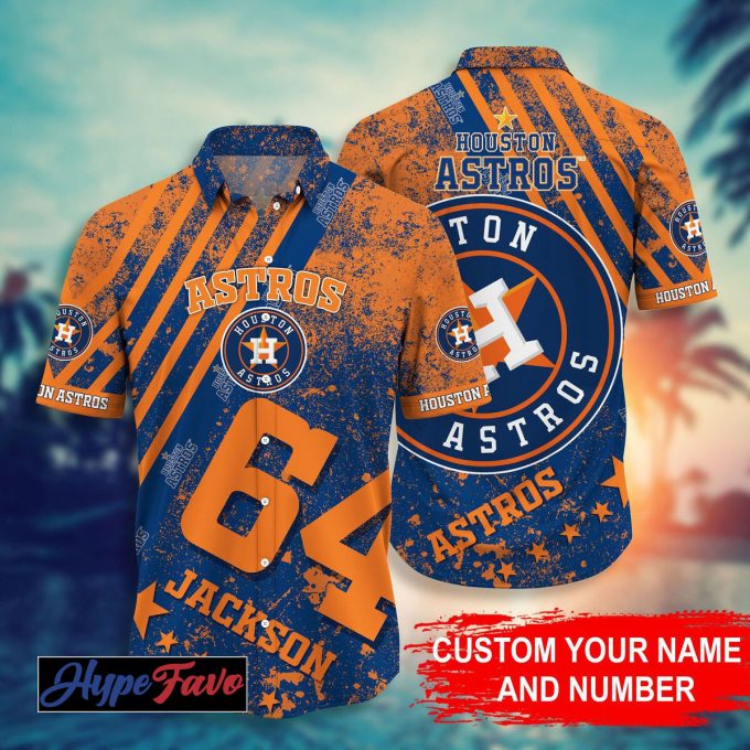 Custom Houston Astros MLB Hawaiian Shirt – Personalized Fan Gear