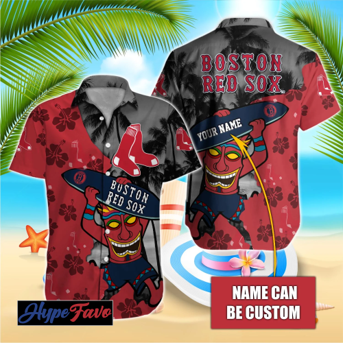 Official Boston Red Sox MLB Hawaiian Shirt – Stylish Fan Gear