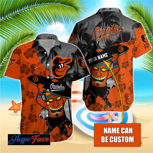 Custom Baltimore Orioles MLB Hawaiian Shirt: Officially Licensed Team Gear