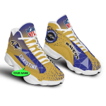 Baltimore Ravens Personalized Jordan 13 Shoes