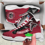 Atlanta Falcons Personalized Jordan 13 Shoes