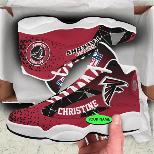 Atlanta Falcons Personalized Jordan 13 Shoes
