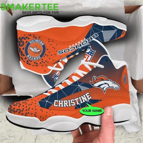 Denver Broncos Personalized Jordan 13 Shoes