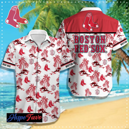 Boston Red Sox MLB Hawaiian Shirt: Official Team Apparel for Baseball Fans
