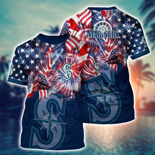 MLB Seattle Mariners Hawaiian Heatwave 3D T-Shirt – Official Fan Gear!