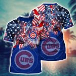 MLB Chicago Cubs Hawaiian Heatwave 3D T-Shirt – Perfect for Sports Fans!