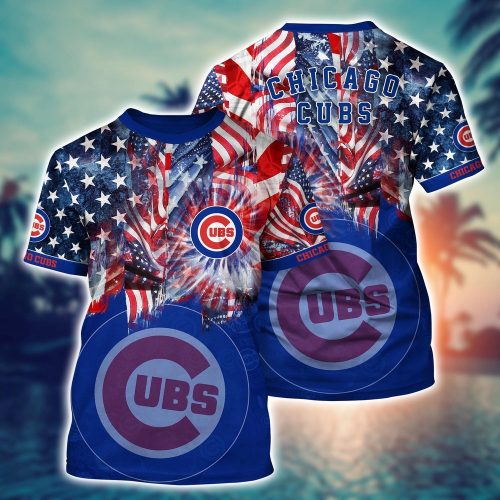 MLB Chicago Cubs Hawaiian Heatwave 3D T-Shirt – Perfect for Sports Fans!