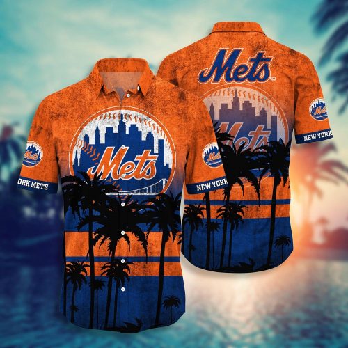 MLB New York Mets Hawaiian Shirt – Swing in Style for Fans!