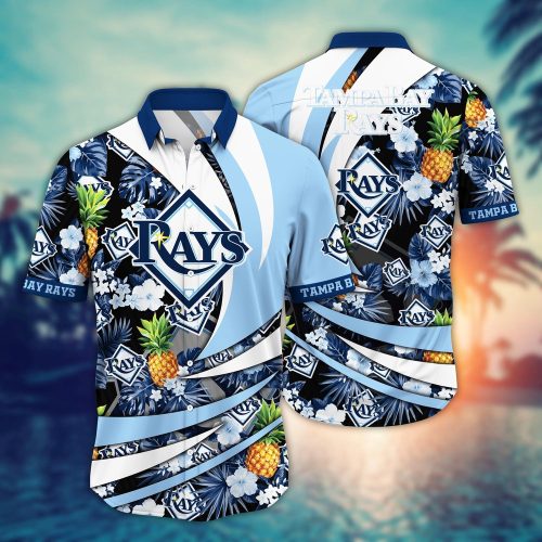 MLB Tampa Bay Rays Hawaiian Shirt: Flower Bloom Glory for Fans