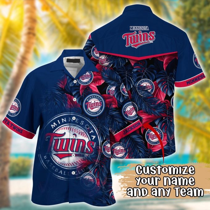 MLB Minnesota Twins Custom Hawaiian Shirt: Radiant Rhythms for Fans