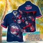 MLB Minnesota Twins Custom Hawaiian Shirt: Radiant Rhythms for Fans