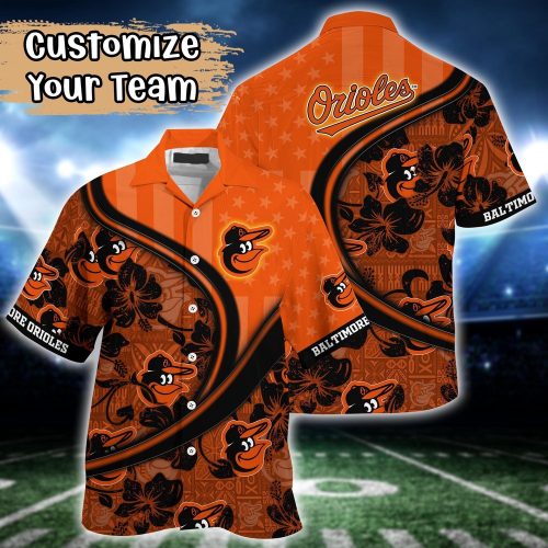 Custom MLB Baltimore Orioles Hawaiian Shirt - Perfect for Fans!
