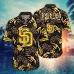 MLB San Diego Padres Hawaiian Shirt: Floral Symphony Fan Gift