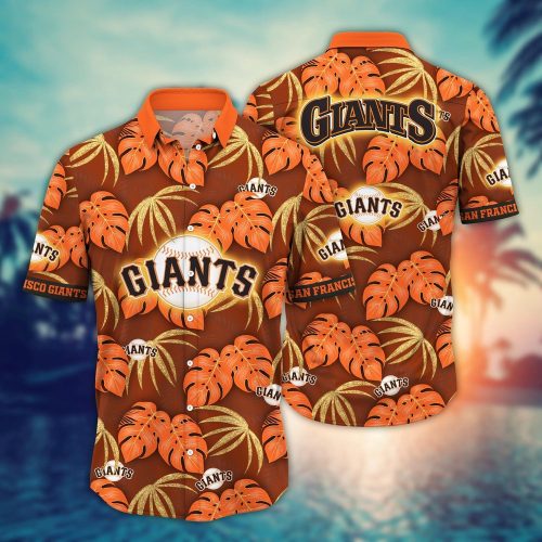 MLB San Francisco Giants Hawaiian Shirt - Floral Symphony Gift for Fans