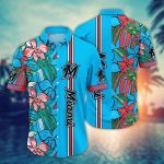 MLB Miami Marlins Hawaiian Shirt: Summer Swirl Gift for Fans