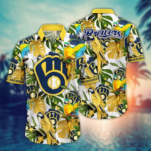 Milwaukee Brewers Hawaiian Shirt: Victory In Bloom Gift For Fans