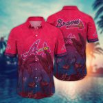 MLB Atlanta Braves Hawaiian Shirt: Chase the Sunset Gift for Fans MLB Atlanta Braves Hawaiian Shirt: Chase the Sunset Gift for Fans
