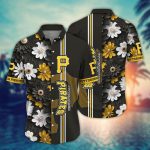 Pittsburgh Pirates Hawaiian Shirt: Floral Finesse for MLB Sports Fans