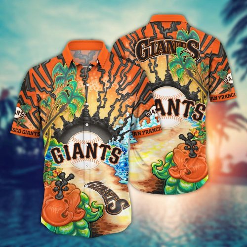 MLB San Francisco Giants Hawaiian Shirt: Diamond Dreamscape for Sports Fans