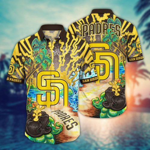 MLB San Diego Padres Hawaiian Shirt – Diamond Dreamscape for Sports Fans