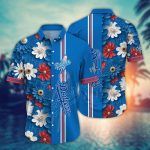 MLB Los Angeles Dodgers Hawaiian Shirt – Floral Finesse for Sports Fans