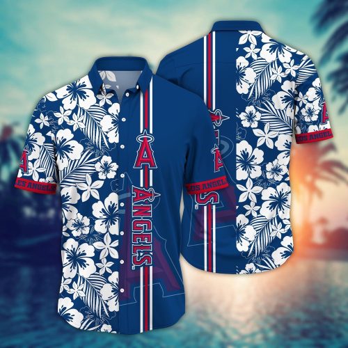 MLB Los Angeles Angels Hawaiian Shirt – Perfect for Sports Fans to Swing Into Summer