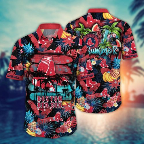 MLB Boston Red Sox Hawaiian Shirt – Perfect for Sports Fans!