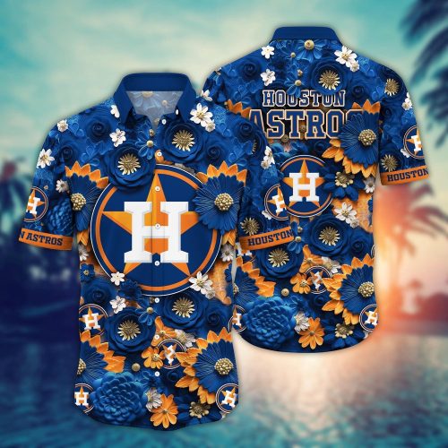MLB Houston Astros Hawaiian Shirt: Stylish Fan Apparel for Baseball Enthusiasts