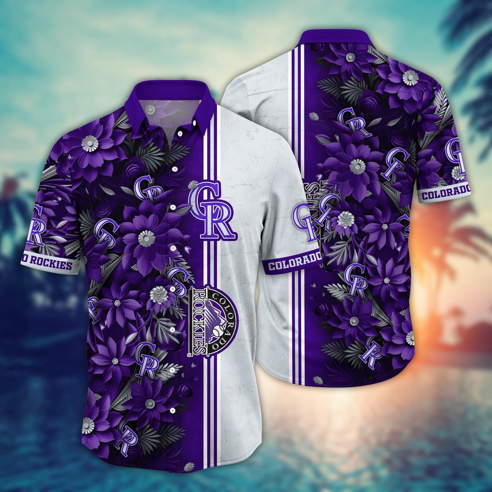MLB Colorado Rockies Hawaiian Shirt: Steal Bases Steal Show for Fans MLB Colorado Rockies Hawaiian Shirt: Steal Bases Steal Show for Fans