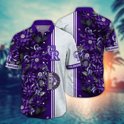 MLB Colorado Rockies Hawaiian Shirt: Steal Bases Steal Show for Fans