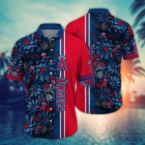 MLB Los Angeles Angels Hawaiian Shirt: Steal The Bases Steal The Show! Perfect for Fans