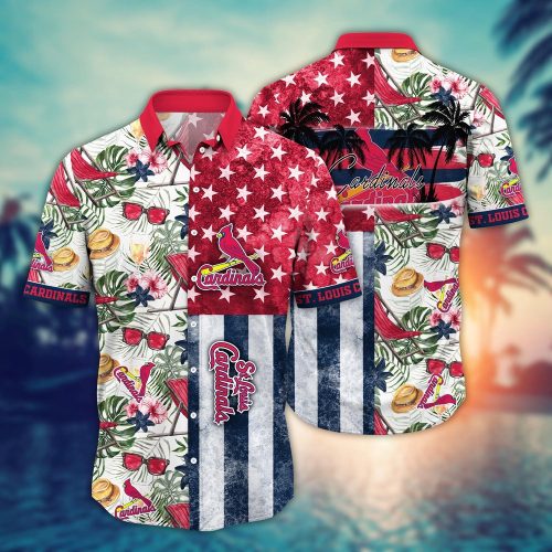 MLB St Louis Cardinals Hawaiian Shirt – Flower Home Run Threads for Fans