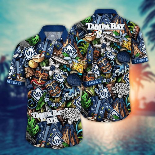 MLB Tampa Bay Rays Hawaiian Shirt: Make a Style Statement with Flower Strike Design