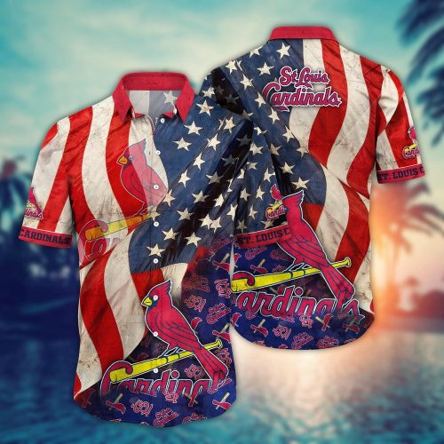 MLB St Louis Cardinals Hawaiian Shirt – Stylish Flower Design for Fans