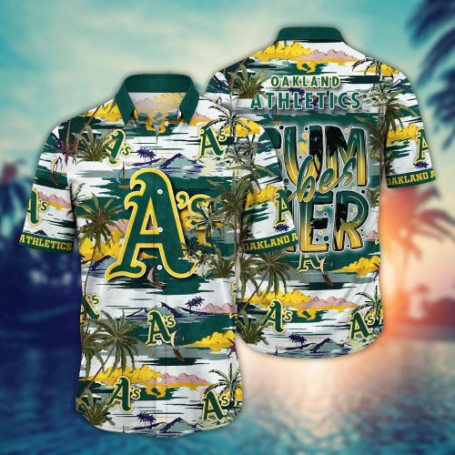 MLB Oakland Athletics Hawaiian Shirt Flower Grand Slam – Hawaiian Flair For Fans