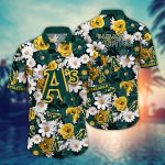 Oakland Athletics Hawaiian Shirt: Floral Fusion Fashion for MLB Fans