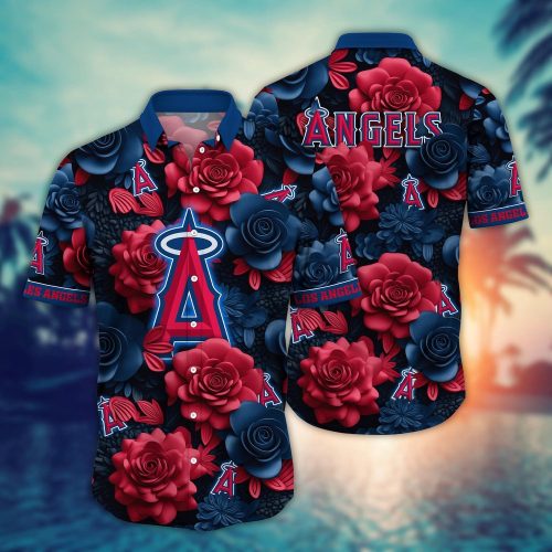 MLB Los Angeles Angels Hawaiian Shirt - Aloha Style for Fans