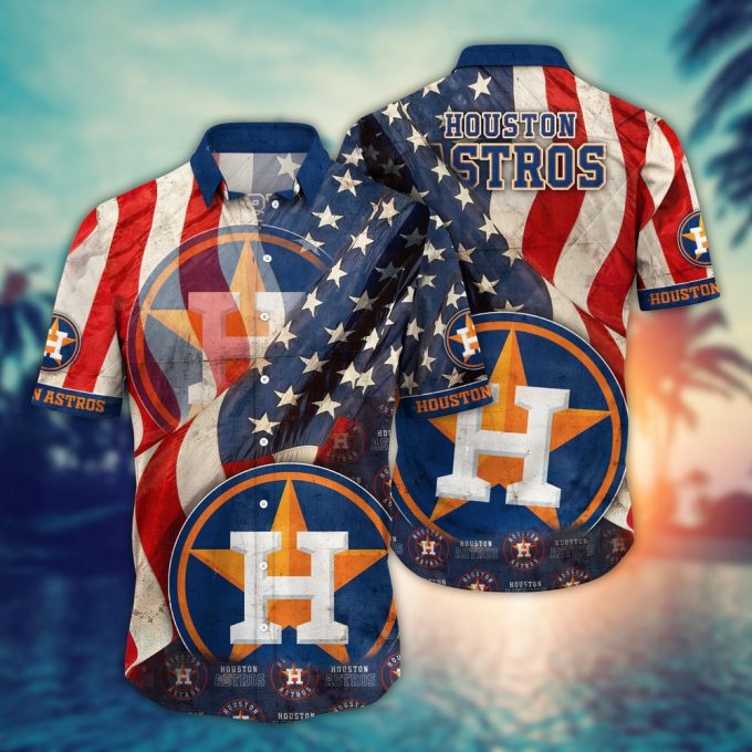 MLB Houston Astros Hawaiian Shirt: Swing into Chic Fan Style with Flower Design
