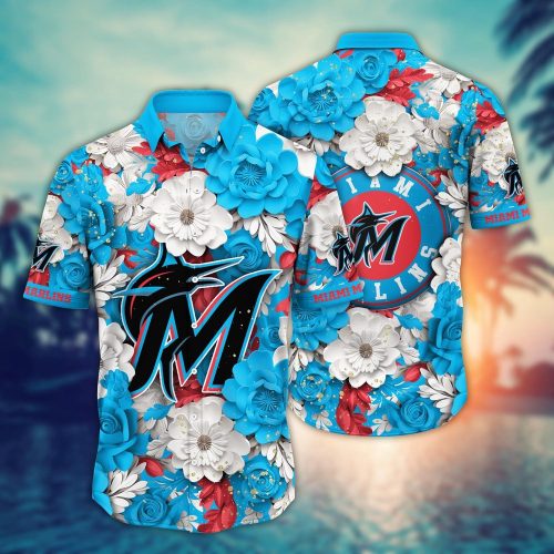 MLB Miami Marlins Hawaiian Shirt: Aloha Spirit for Sport Fans