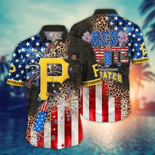 MLB Pittsburgh Pirates Independence Day Hawaii Shirt: Vibrant Aloha for Cool Fans