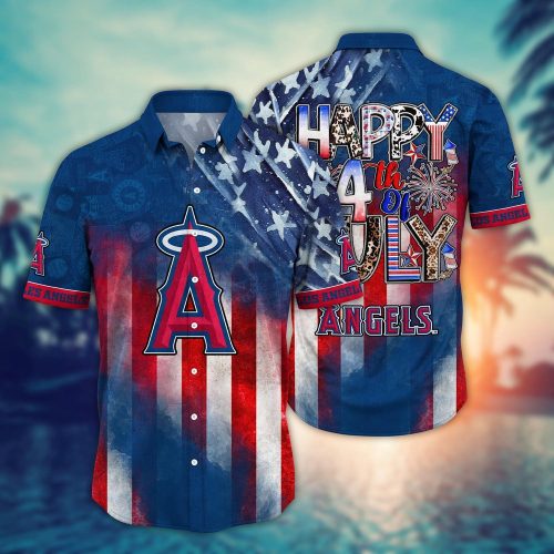 MLB Los Angeles Angels Hawaiian Independence Day Shirt for Cool Fans