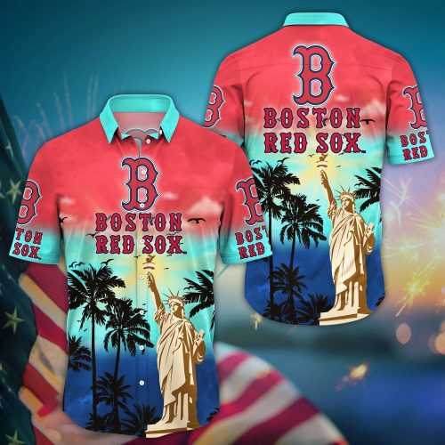 MLB Boston Red Sox Hawaii Shirt: Sunrise to Sunset Fan Favorite