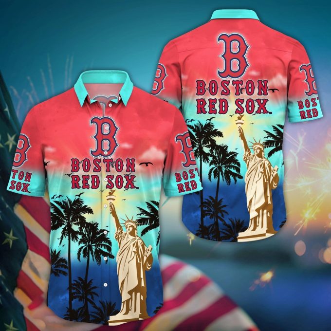 MLB Boston Red Sox Hawaii Shirt: Sunrise to Sunset Fan Favorite