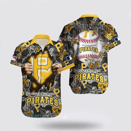 MLB Pittsburgh Pirates Custom Hawaiian Shirt – All Over Print for Beach-Loving Fans