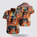 MLB Baltimore Orioles Custom Hawaiian Shirt – Surf in Style as a Fan!